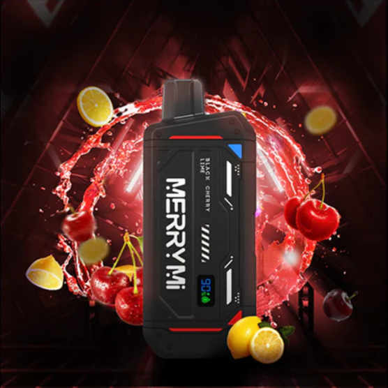 Screenshot 2026-09-24 101906 E-Papierosy MerryMi M-Mecha 16 000 Black Cherry Lime - Image 1