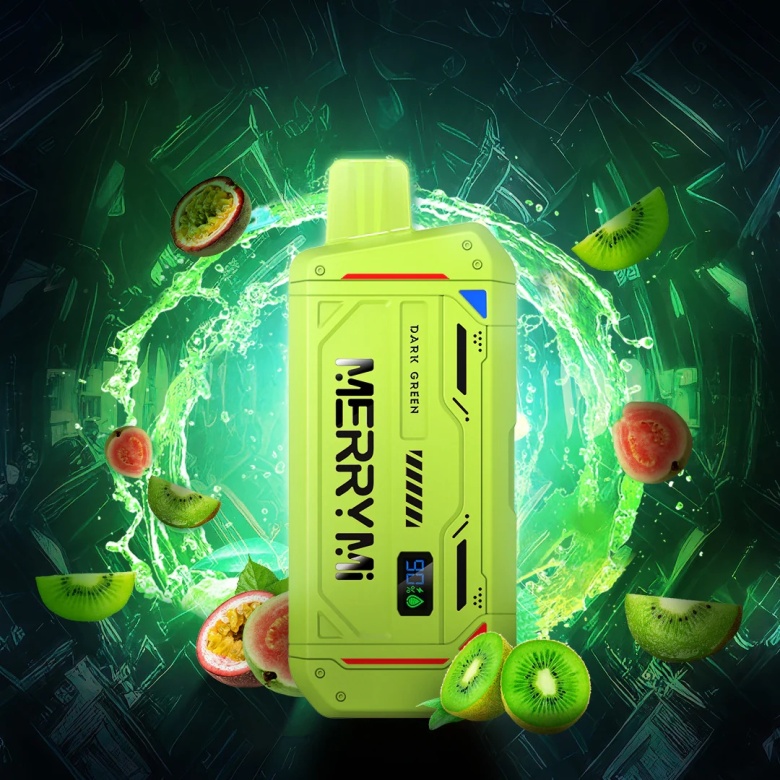 e-papierosy-merrymi-m-mecha-16-000-kiwi-passion-fruit-guava E-Papierosy MerryMi M-Mecha 16 000 Kiwi Passion Fruit Guava - Image 1