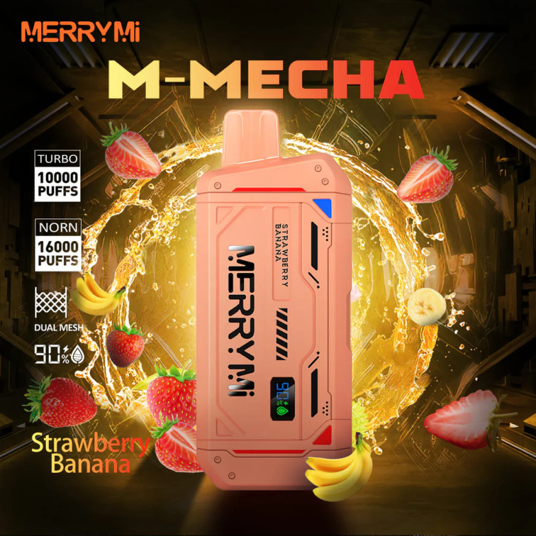 e-papierosy-merrymi-m-mecha-16-000-strawberry-banana strawberry banana vape