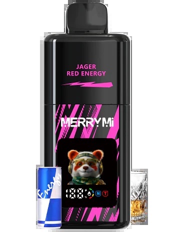 E papieros jednorazowy MerryMi Mecha Pro 35000 Jager Red Energy