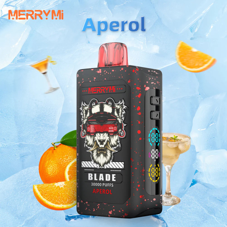 Jednorazowy e papieros MerryMi Blade 30000 buchów Aperol