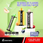 Stag Bar 6in1 180K – 6 in 1 Flavors Disposable Vape | 180,000 Puffs (EU Warehouse) - Image 12