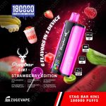 Stag Bar 6in1 180K – 6 in 1 Flavors Disposable Vape | 180,000 Puffs (EU Warehouse) - Image 8