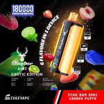 Stag Bar 6in1 180K – 6 in 1 Flavors Disposable Vape | 180,000 Puffs (EU Warehouse) - Image 6