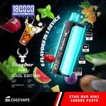 Stag Bar 6in1 180K – 6 in 1 Flavors Disposable Vape | 180,000 Puffs (EU Warehouse) - Image 3