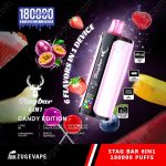 Stag Bar 6in1 180K – 6 in 1 Flavors Disposable Vape | 180,000 Puffs (EU Warehouse) - Image 4